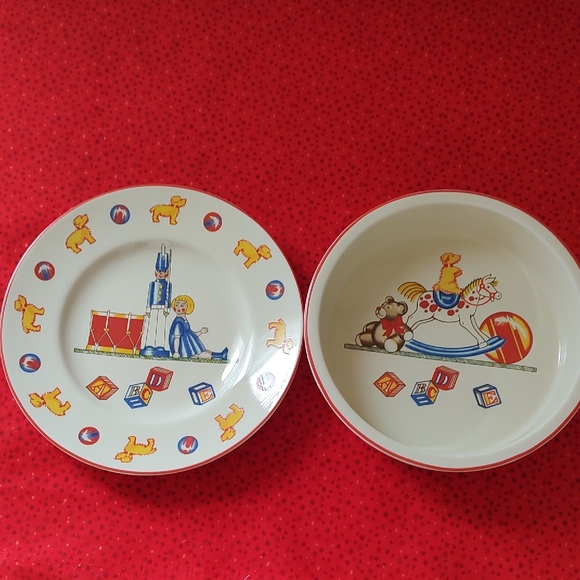 Tiffany & Co. Other - Tiffany & Co. Tiffany Toys Plate And Bowl Set. 1992